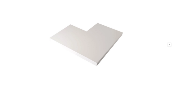 ANGLE 90° POUR COUVERTINE BLANC RAL 9010